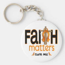 MS Faith Matters Cross 1 Key Chain
