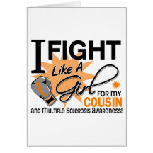 MS Fight Like A Girl Cousin 11 Card