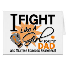 MS Fight Like A Girl Dad 11 Cards