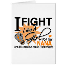 MS Fight Like A Girl Nana 11 Card