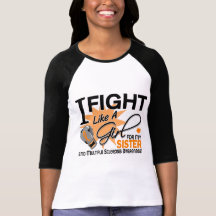MS Fight Like A Girl Sister 11 T-shirt