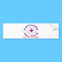 MS has me stuck ina ROUNDABOUT bumper stickers