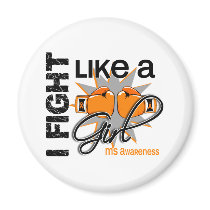 MS I Fight Like A Girl 13.1 Magnet