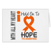 MS I Hold On To Hope Greeting Card