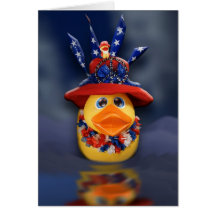 Ms. Independence Greeting Card