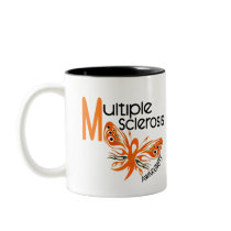 MS Multiple Sclerosis BUTTERFLY 3.1 mugs