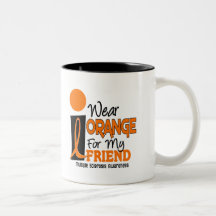 MS Multiple Sclerosis I Wear Orange For My Friend Coffee Mug