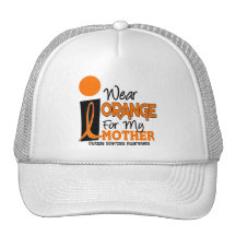 MS Multiple Sclerosis I Wear Orange For My Mother Hat
