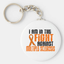 MS Multiple Sclerosis IN THE FIGHT 1 Keychains