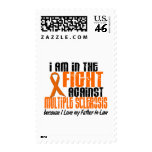 MS Multiple Sclerosis IN THE FIGHT FATHER-IN-LAW Stamp