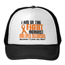 MS Multiple Sclerosis IN THE FIGHT FOR MY AUNT 1 Mesh Hat