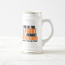 MS Multiple Sclerosis IN THE FIGHT FOR MY FRIEND 1 Coffee Mugs