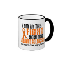 MS Multiple Sclerosis IN THE FIGHT FOR MY SISTER 1 Coffee Mugs