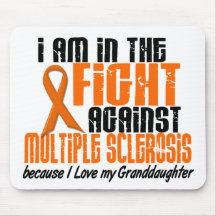 MS Multiple Sclerosis IN THE FIGHT GRANDDAUGHTER 1 Mouse Mats