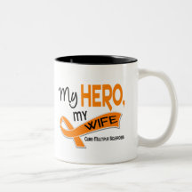 MS Multiple Sclerosis MY HERO MY WIFE 42 Mugs