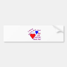 MS NOT HRT RWB BUMPER STICKERS