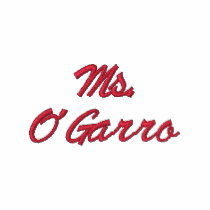 Ms. O'Garro embroidered shirts by ArtChanges Ms. O'Garro embroidered shirts