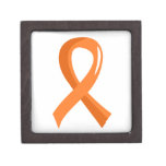 MS Orange Ribbon 3 Premium Keepsake Box