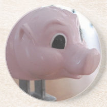 ms Piggy Coaster ~ customizable drinks coaster
