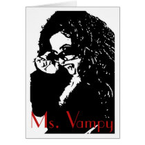 Ms. Vampy Greeting Card