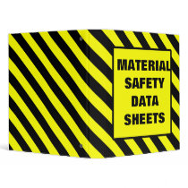 MSDS Binder Cover Yellow by msdsbinders MSDS Binder Cover Yellow