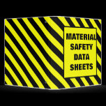 MSDS Binder Cover Yellow
