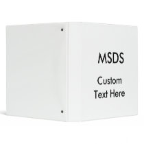 MSDS, Custom Text Here binders by jazkang MSDS, Custom Text Here binders