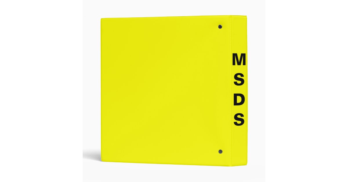 MSDS OSHA Binder Zazzle