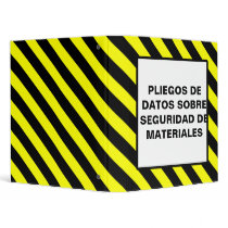 MSDS SPANISH SHEET BINDER