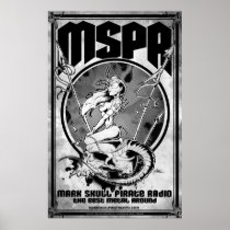 MSPR - Mark Skull Pirate Radio - Demoness Frazetta posters