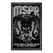 MSPR - Mark Skull Pirate Radio - Skull of DEATH posters
