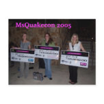 MsQuakecon 2005 girlz of destruction win Post Cards