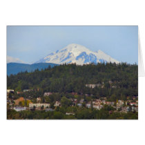 Mt Baker From The Bay Greeting Cards
