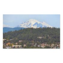 Mt Baker From The Bay Rectangular Sticker