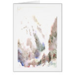 Mt. Baker, ski chute, squint and see differently Cards