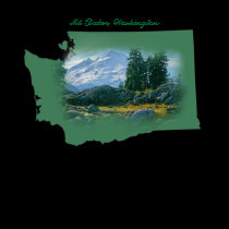 Mt Baker, Washington ladies t-shirt