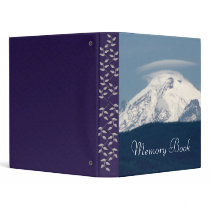 Mt Baker With Cloud Vinyl Binder
