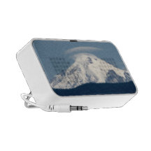 Mt Baker With Cloud Travelling Speakers
