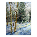 Mt Charleston trees in the snow Postcard