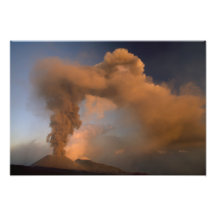 Mt. Etna summit vent, Sicily, Italy Art Photo