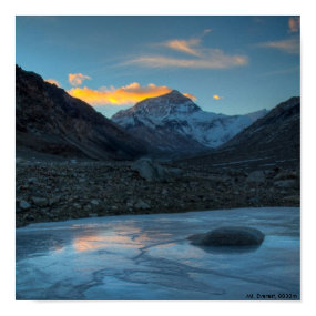 Mt.Everest HDR, Mt. Everest, 8838m print