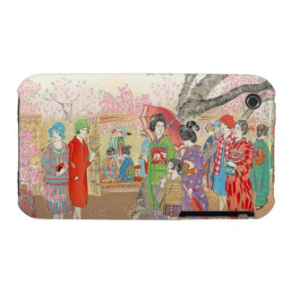 Mt Fuji and the Cherry Blossoms on Asuka Hill art Case-Mate iPhone 3 Case