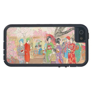 Mt Fuji and the Cherry Blossoms on Asuka Hill art iPhone 5 Covers