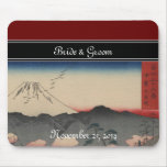 Mt. Fuji Japanese Vintage Art Wedding Invitation Mouse Pads