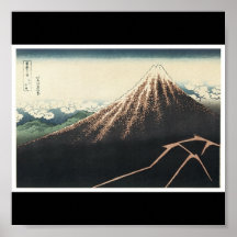 Mt. Fuji, Poster of Japanese painting c. 1830-1832