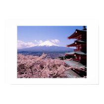 Mt Fuki with Sakura posters