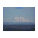 postcard - beautiful Mt Hood at a distance