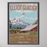 Mt Hood - Elliot Glacier Public House Posters