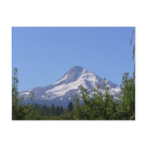 Mt Hood, Oregon on an August day postcard by shawke123 Mt Hood, Oregon on an August day postcard