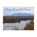 Mt. Katahdin In Fall Postcard by FNolan Mt. Katahdin In Fall Postcard